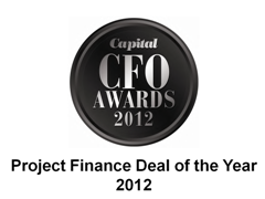 Project Finance Deal of the Year, 2012